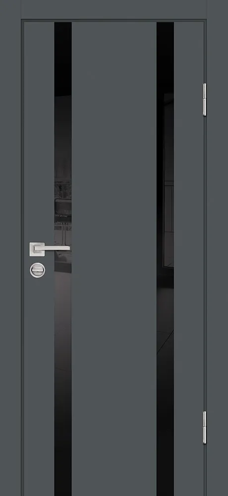 Фото Межкомнатная дверь P-9 Графит матовый